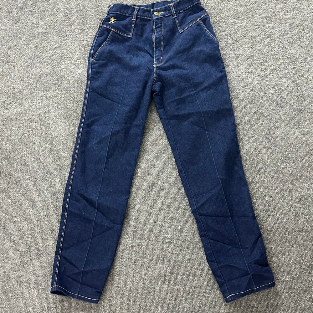 Braxton Jeans Womens Size 10 Blue Stretch High Waisted Western Tapered Dark Wash